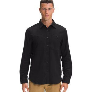 THE NORTH FACE Men's Arroyo Long Sleeve Flannel Button-Down Shirt, TNF Black, L